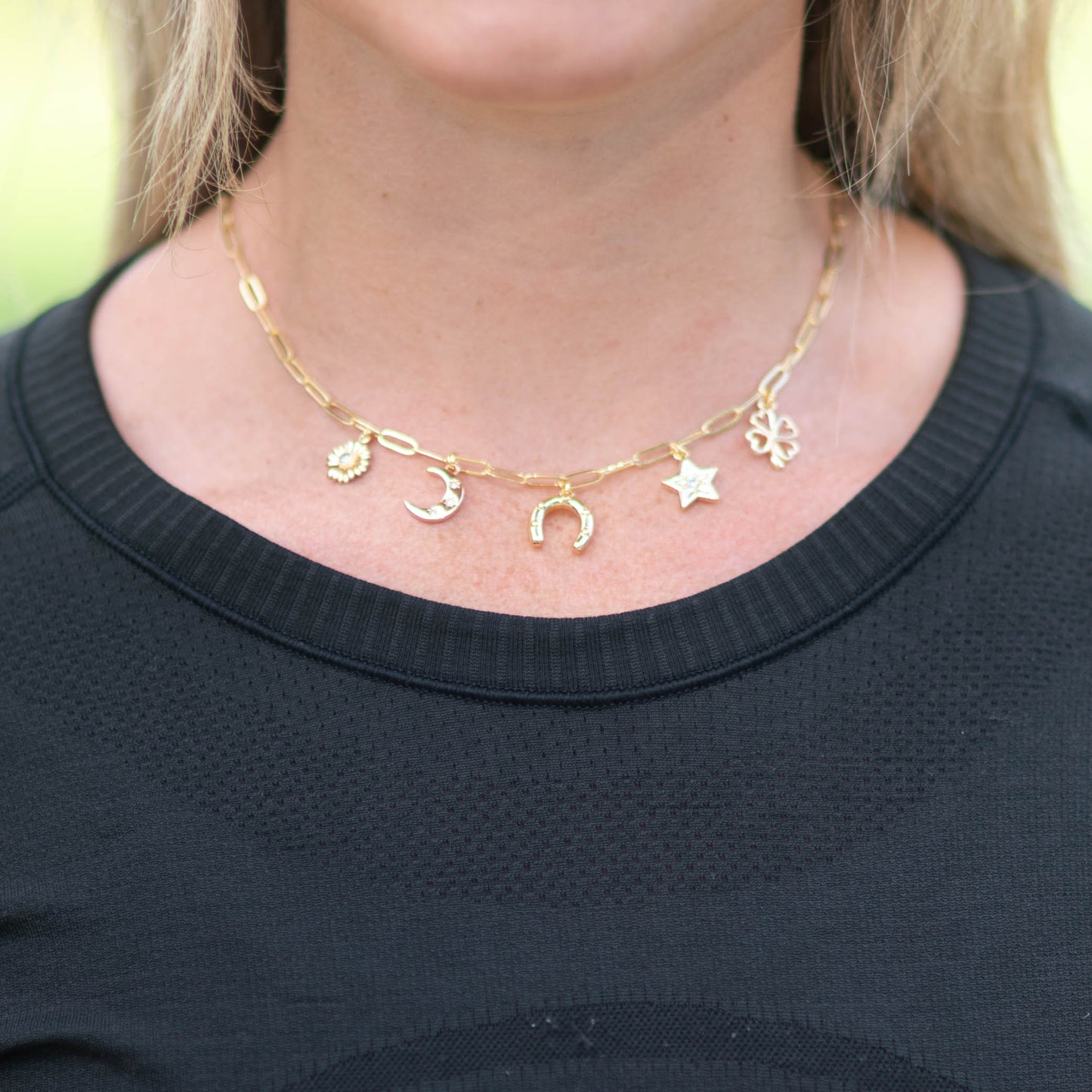 Custom Paperclip Necklace - 14k Gold Plated